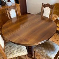 Set di 6 sedie con tavolo