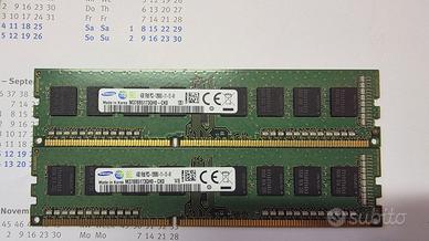 Samsung  DDR3 da 4 GB x 2