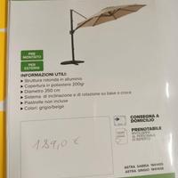 Ombrellone diametro 350