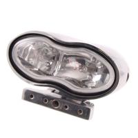 Faro anteriore cromato moto custom varie epoca