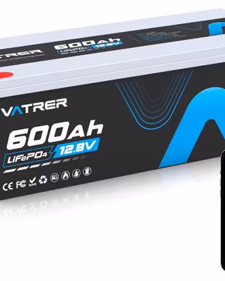 Batterie al litio Vatrer LiFePO4 12V 600Ah