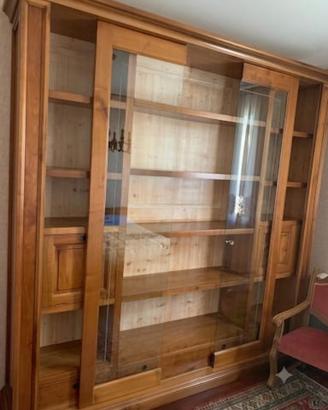 Libreria / armadio in legno massello