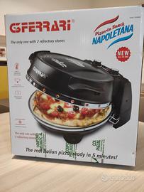 FORNO PIZZA CON DOPPIA PIASTRA RIMOVIBILE