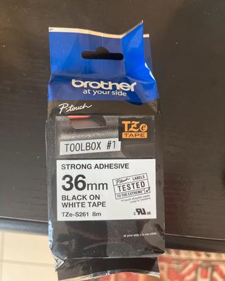 5x Nastro Brother TZe-S261 36mm - NUOVO