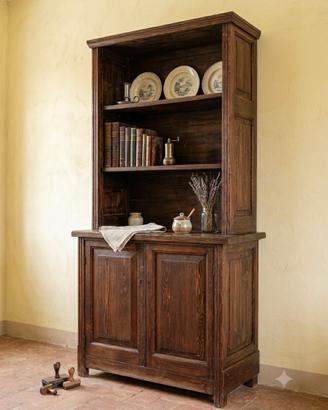 Credenza antica doppio corpo primo '900