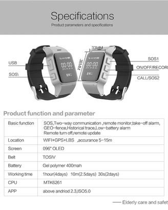 GPS Tracker Anziani bambini Orologio