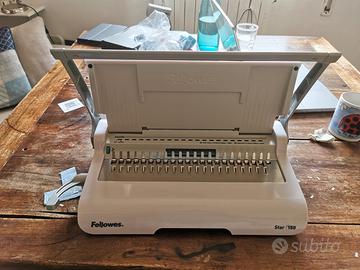 Rilegatrice a dorsi plastici 