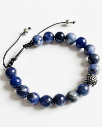 Bracciale con Sodaliti e Acciaio