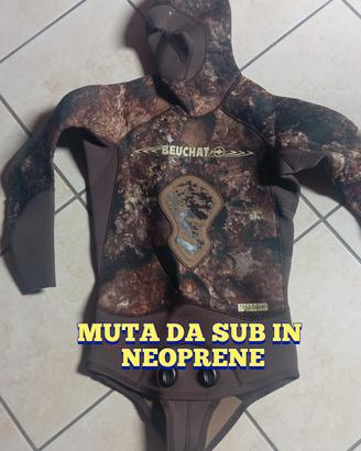 MUTA DA SUB IN NEOPRENE "BEUCHAT ROCKSEA TRIGOCAMO