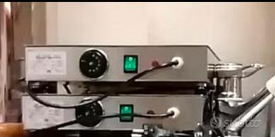  Due piani inox riscaldate