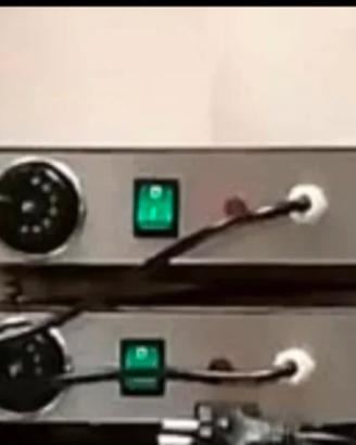  Due piani inox riscaldate