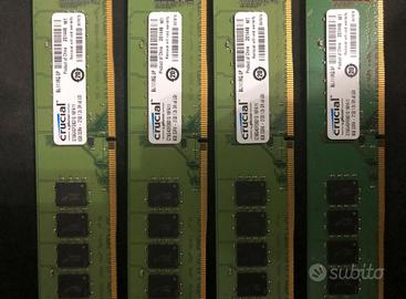 RAM Crucial 8GB DDR4 2133 MHz