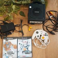 Nintendo GameCube Nero (Jet Black)  Bundle con Ca