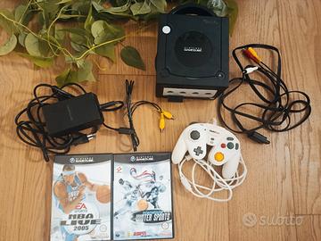Nintendo GameCube Nero (Jet Black)  Bundle con Ca