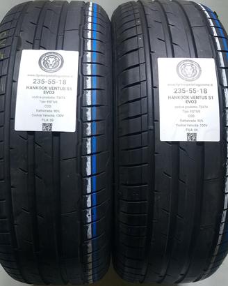 2 GOMME 235 55 18 HANKOOK A73474