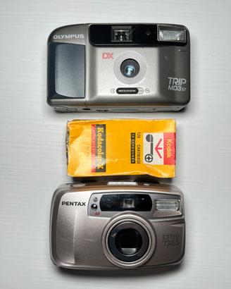 Fotocamere analogiche a pellicola Olympus pentax