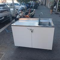 Mobile lavello cucina più miscelatore 
