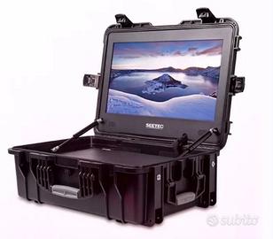 Monior professionale 1000 cd/m^2, con batteria