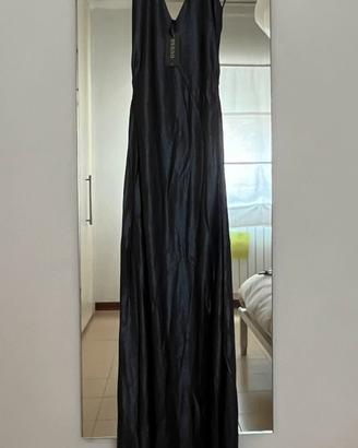 Vestito Guess nuovo tg xs nero lurex spacco scollo