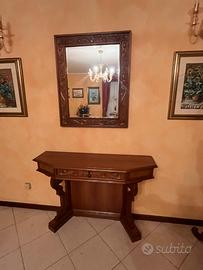 Consolle in legno massello