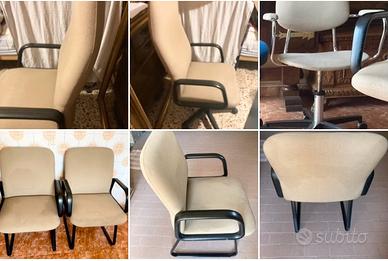 6 poltrone per ufficio casa imbottite Arredamento