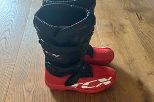 Stivali moto TCX Comp Rossi/Neri – Cross/Enduro 37