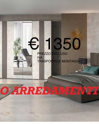 Camera da letto moderna Pronta consegna