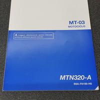 USO E MANUTENZIONE MANUALE YAMAHA PER MT-03 - B9A-