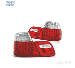 FANALI A LED BMW E46 BERLINA 98-01 ROSSO CROMATO L