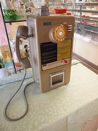 ICONICO TELEFONO PUBBLICO VINTAGE A GETTONI URMET
