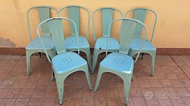 Sedie in ferro da giardino