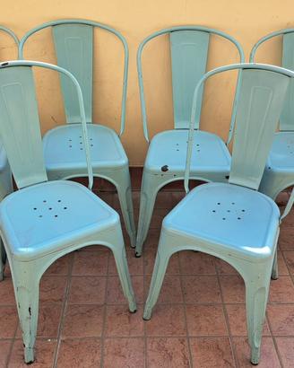 Sedie in ferro da giardino