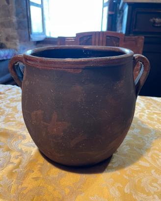 Antica pentola ceramica Sarda