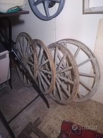 ruote antiche da carro originali