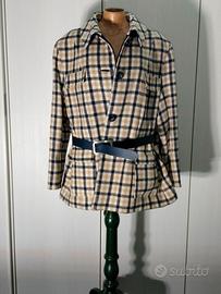 Cappotto vintage sartoriale in tartan