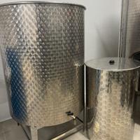 Silos in acciaio per olio/vino
