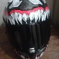 casco marvel hjc taglia L venom