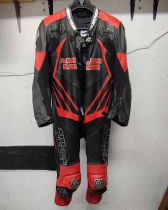 Tuta moto in pelle