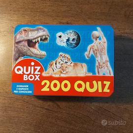 Gioco in scatola QUIZ BOX  , da 8 anni in su. 