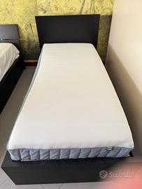 Letto Ikea MALM 90x200+doghe LONSET+ mat. VESTERÖY