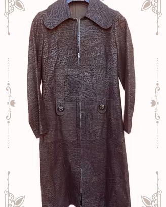 Rarissimo Soprabito in Pelle Vintage Gherardini