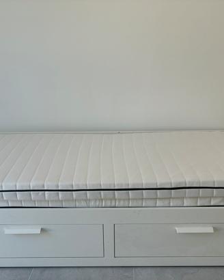 Brimnes Struttura Letto Divano + 2 materassi