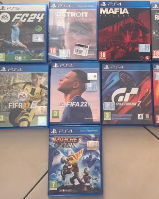 GIOCHI PS4  e PS5  VARI TITOLI