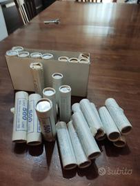 rotolini monete repubblica in fior di conio 