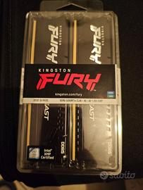 DDR5 KINGSTON FURY BEAST KIT 32GB 5200MHz  CL40