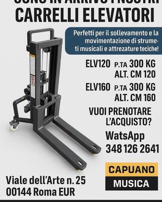 CARRELLO ELEVATORE ELV160