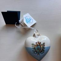 Cuore in ceramica San Marino