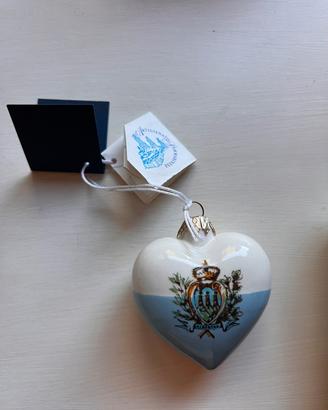 Cuore in ceramica di San Marino