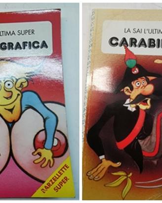 Lotto 2 Libretti Barzellette Vintage "La Sai L'Ult
