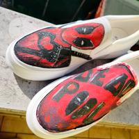 scarpe dipinte a mano 